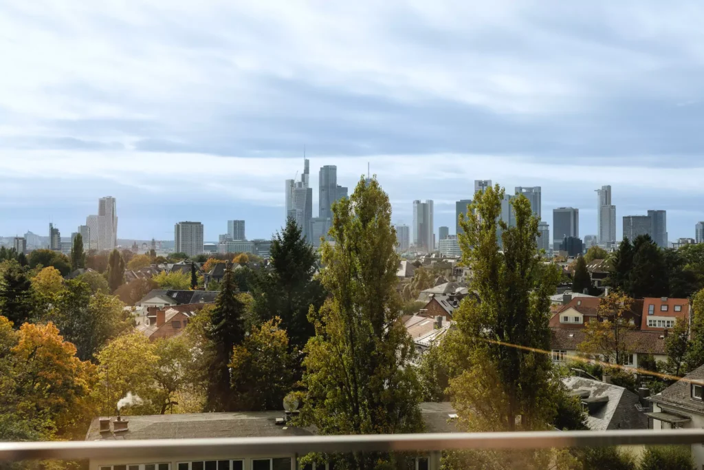 Aussicht über Frankfurt