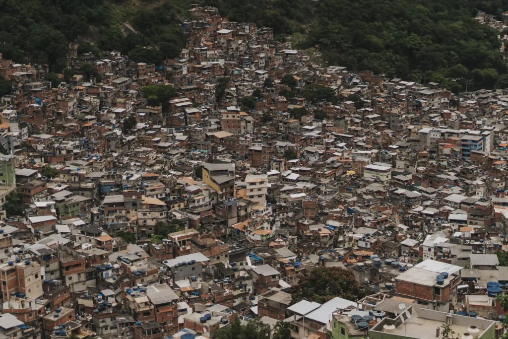Rocianha Favela in Rio de Janeiro