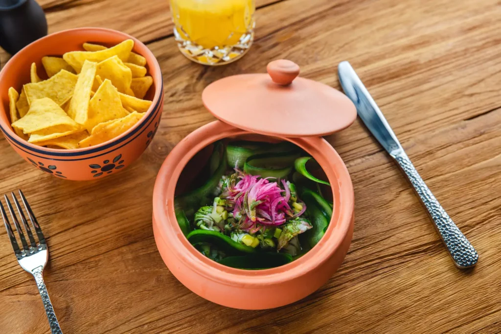 Gemüse und Tortillas