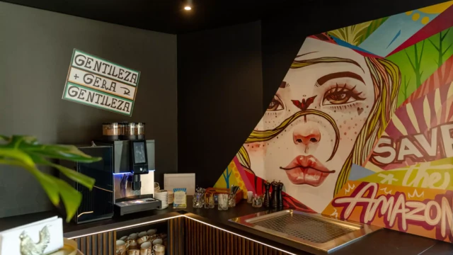 Kaffeemaschine in Design Hotel