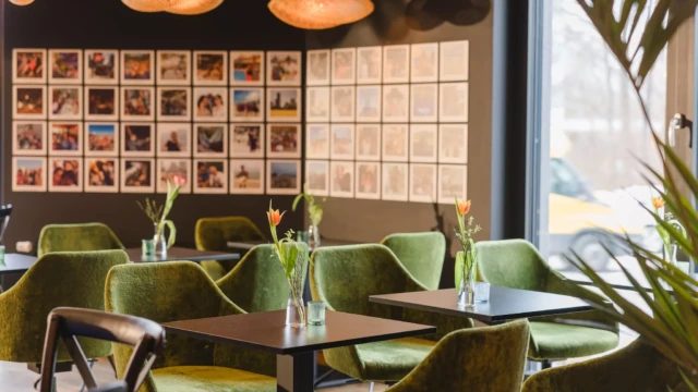 Frühstücksbereich in Designhotel