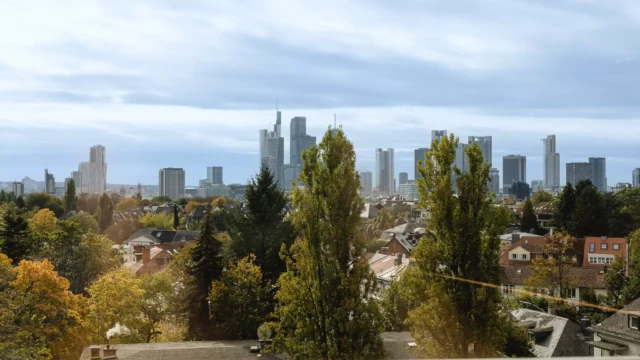 Aussicht über Frankfurt